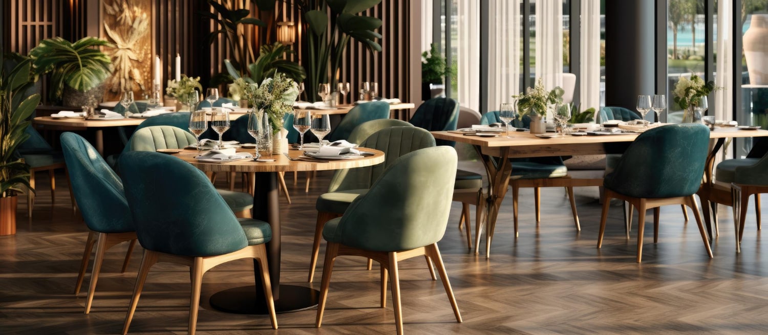 vegan-food-Kiel-vegan-lifestyle-chairs-blue-tables-restaurant