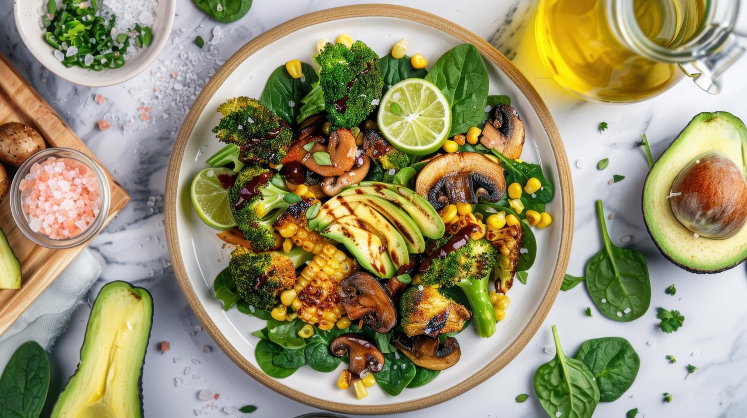 vegan-food-potsdam-vegan-lifestyle-dish-mushrooms-corn-plate-table