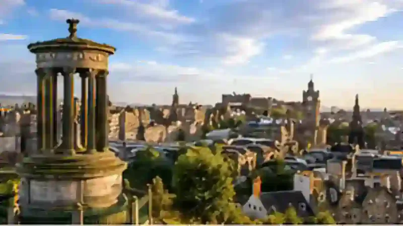 Edinburgh skyline and historic Old Town